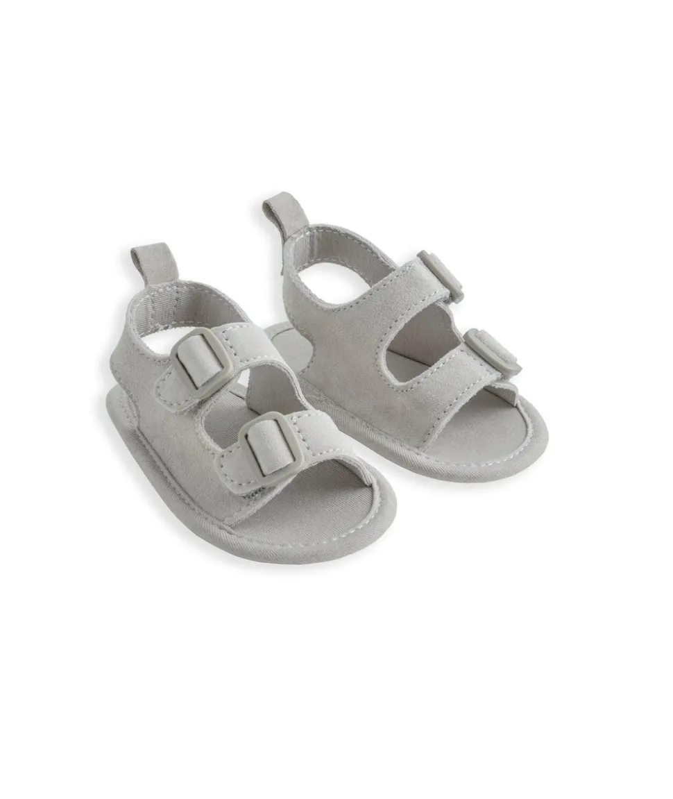 Stone Suede Sandals
