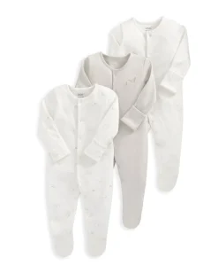 Stork Sleepsuits (Set of 3)