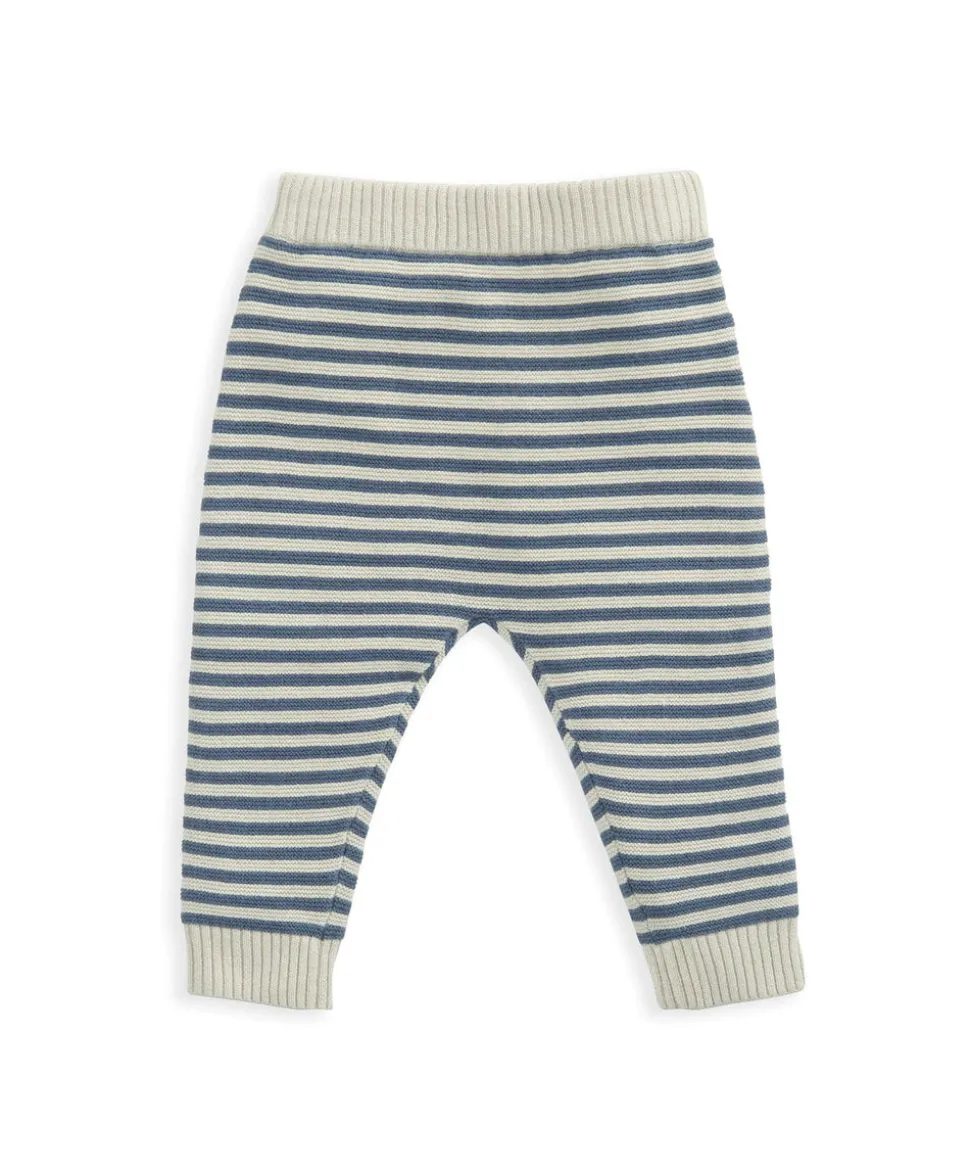 Stripe Jumper & Leggings Set - Blue
