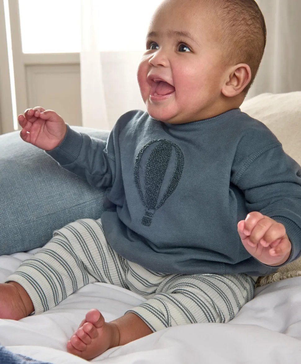 Striped Sweatshirt & Legging Set