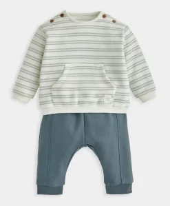 Striped Top & Leggings Set