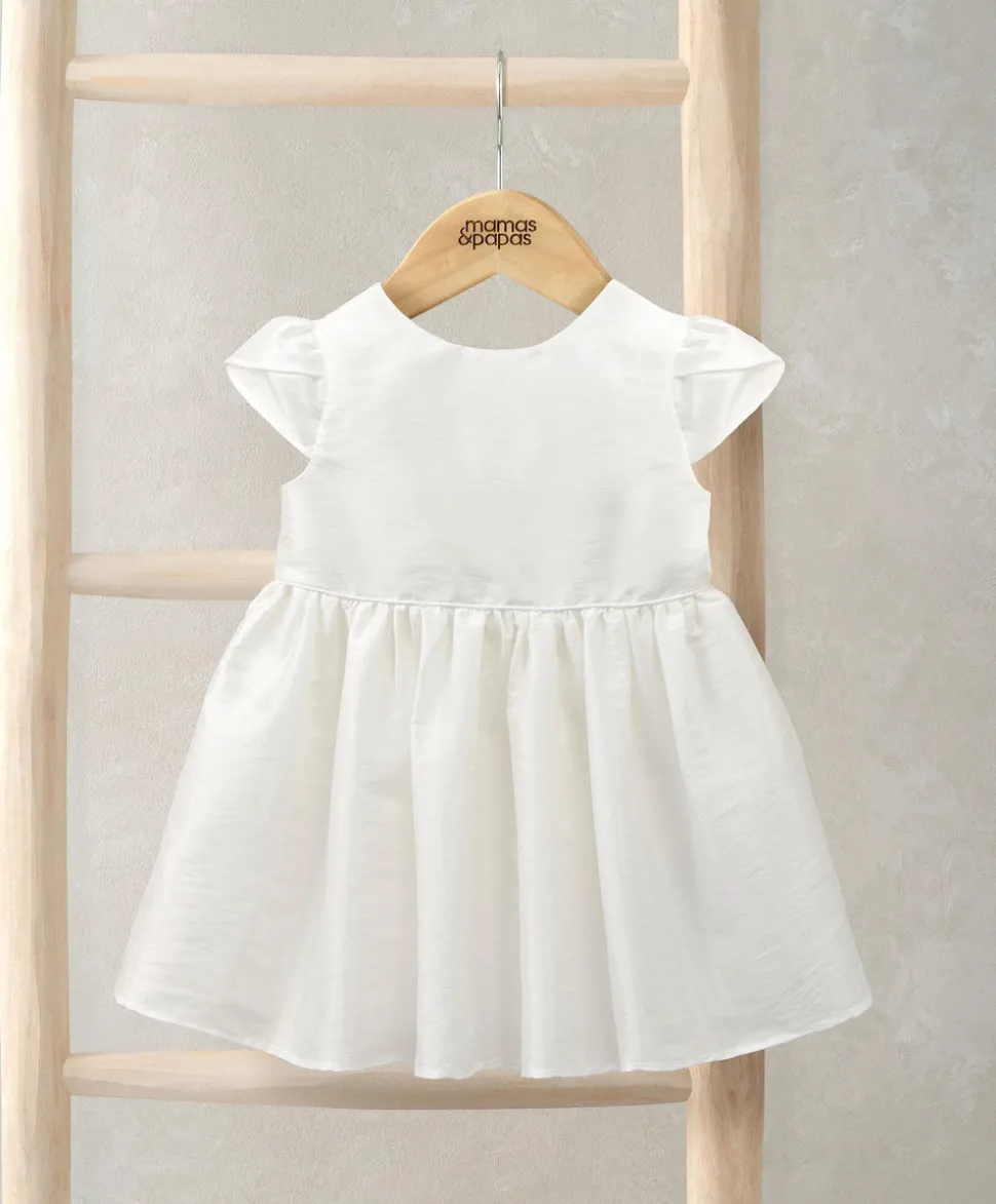 Taffeta Dress - White