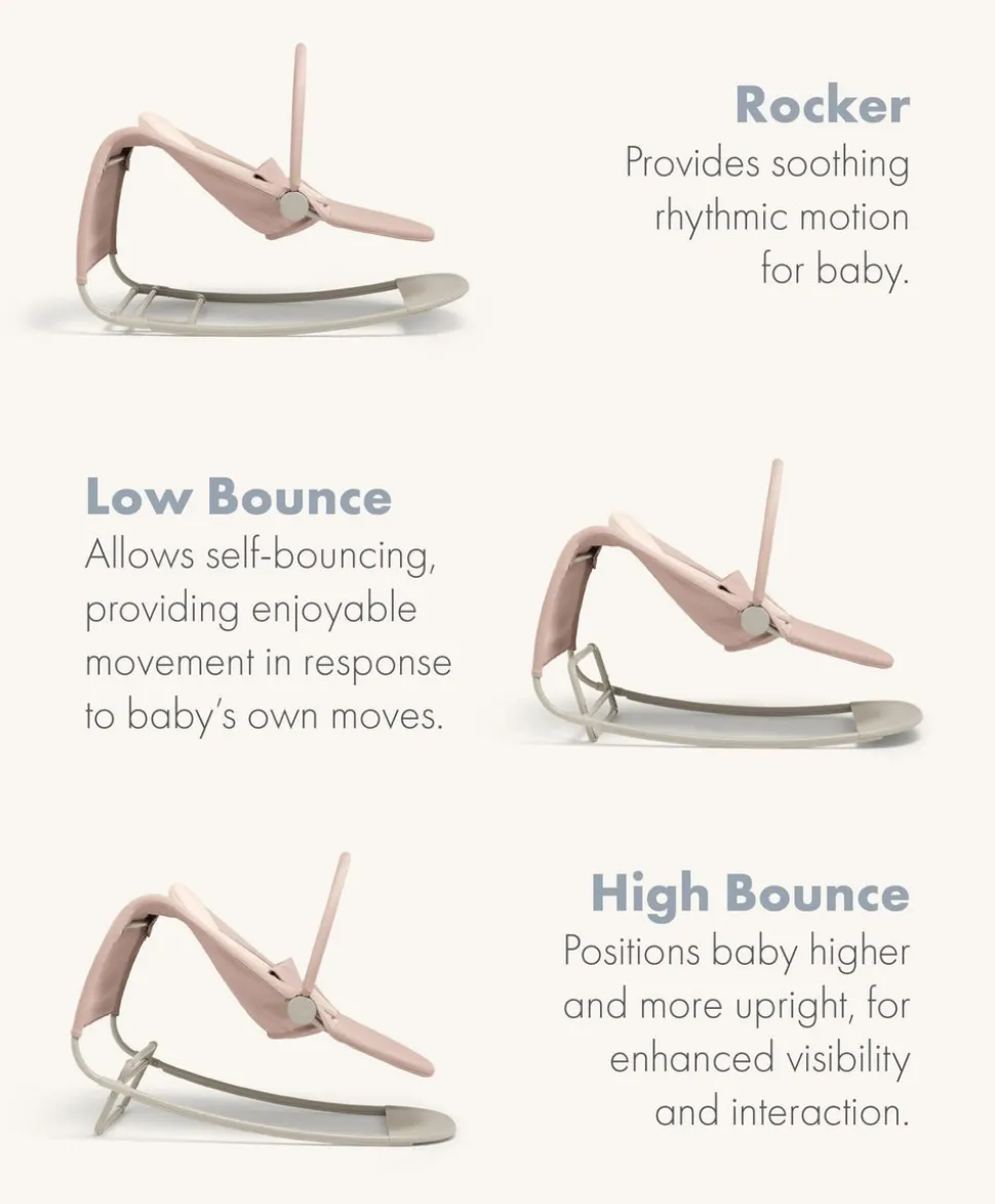 Tempo 3-in-1 Rocker/Bouncer - Blush