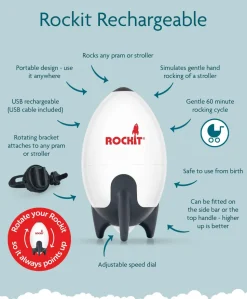 The Rockit Rocker Rechargeable - Portable Baby Rocker