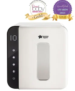 Tommee Tippee Ultra UV 3-in-1 Electric Steriliser & GoPrep Formula Feed Maker Bundle - White