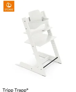 Tripp Trapp Highchair & Baby Set - White