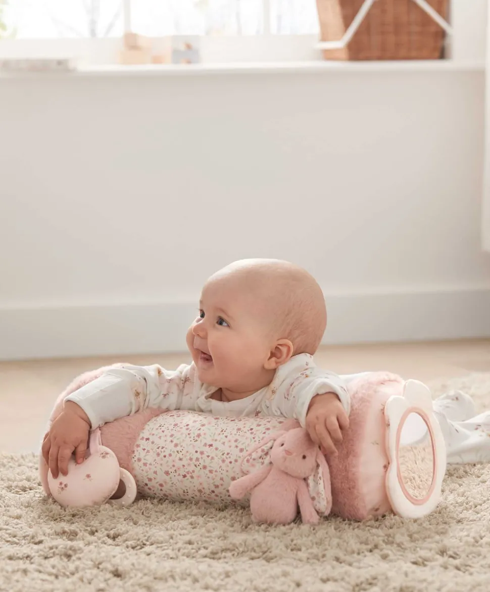 Tummy Time Roll - Welcome to the World Pink
