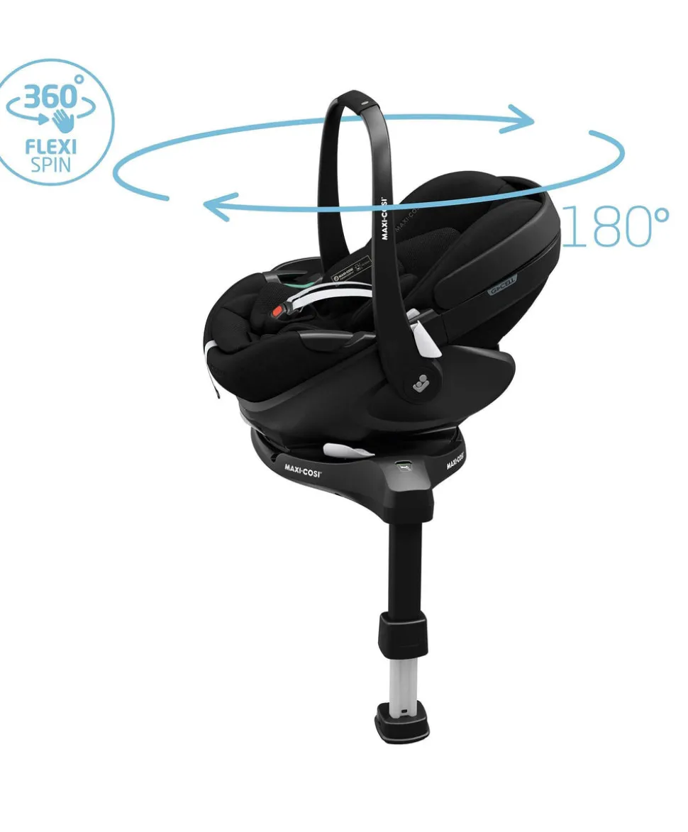 Vardo Pushchair Bundle with Maxi-Cosi Pebble 360 Pro² Car Seat (9 Pieces) - Shell