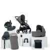 Vardo Pushchair Bundle with Cybex Cloud T Car Seat (8 Pieces) - Storm