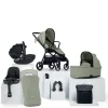 Vardo Pushchair Bundle with Maxi-Cosi Pebble 360 Pro² Car Seat (8 Pieces) - Sage