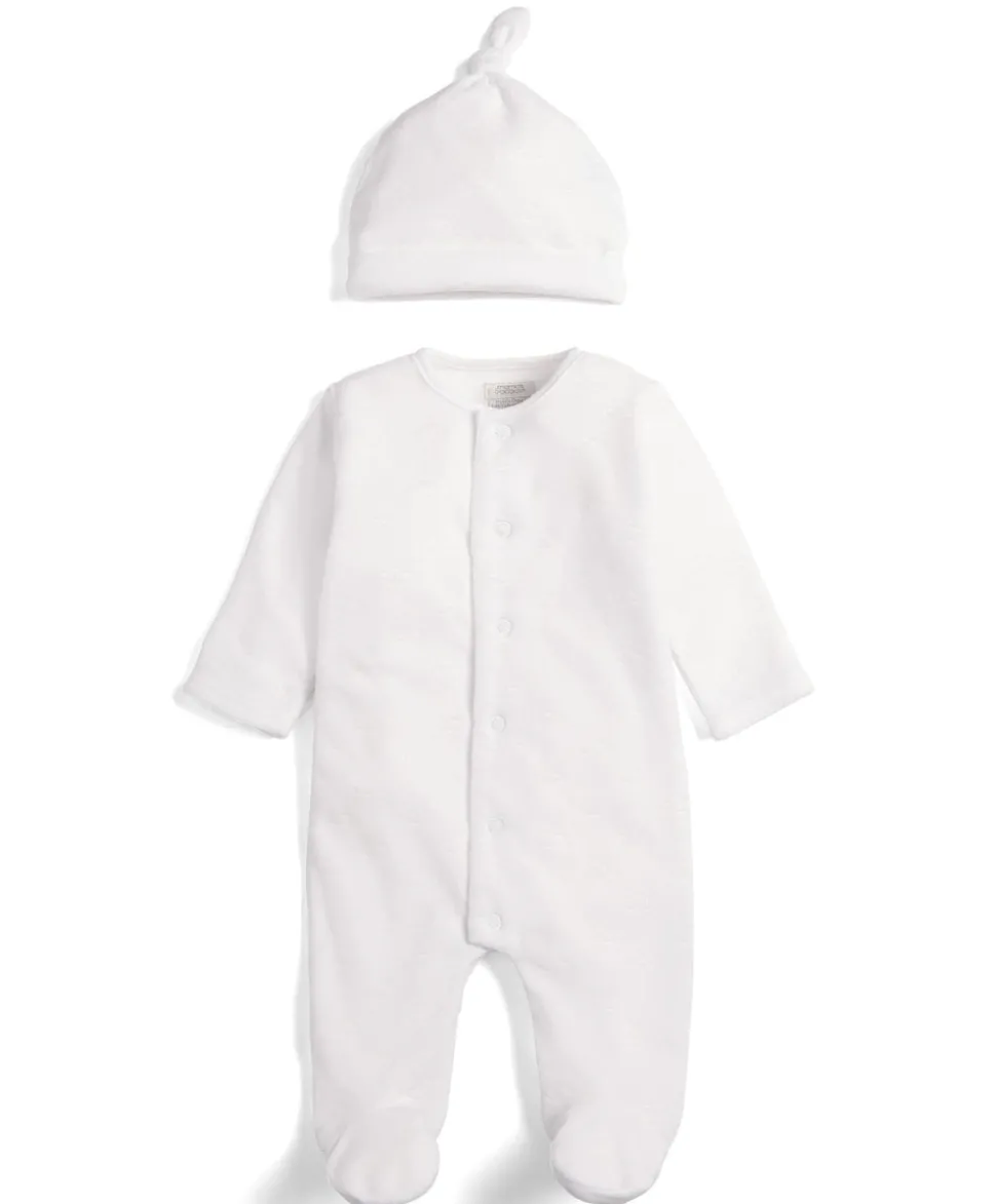 Velour Cloud All-in-One with Hat - 2 Piece Set