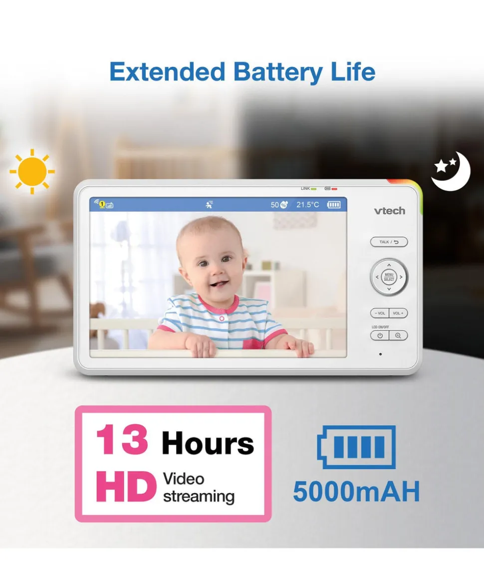 VTech RM7787HD 7” Over-The-Cot Smart Monitor