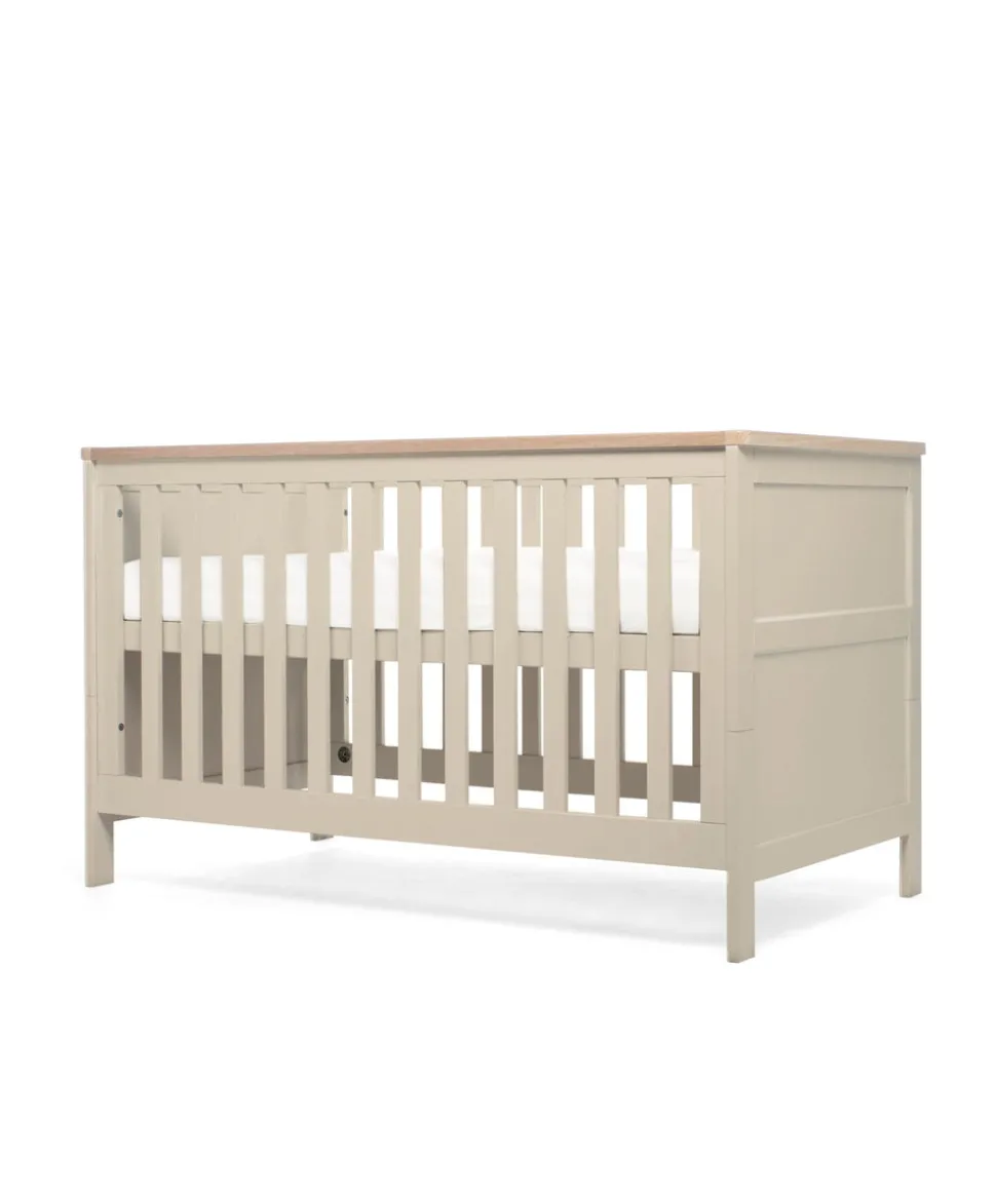 Wedmore 3 Piece Cotbed Set with Dresser Changer & Wardrobe - Pebble Grey