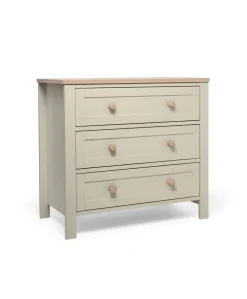 Wedmore 3 Piece Cotbed Set with Dresser Changer & Wardrobe - Pebble Grey
