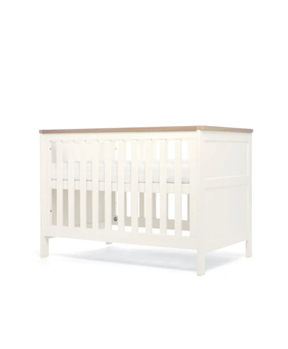Wedmore Convertible Cot - White/Natural