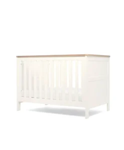 Wedmore Convertible Cot Range - White/Natural