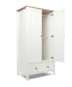 Wedmore Convertible Cot Range - White/Natural