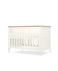 Wedmore Convertible Cot Range - White/Natural