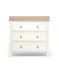 Wedmore Convertible Cot Range - White/Natural