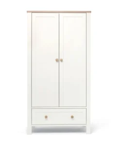 Wedmore Convertible Cot Range - White/Natural