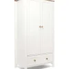 Wedmore Nursery Wardrobe - White/Natural