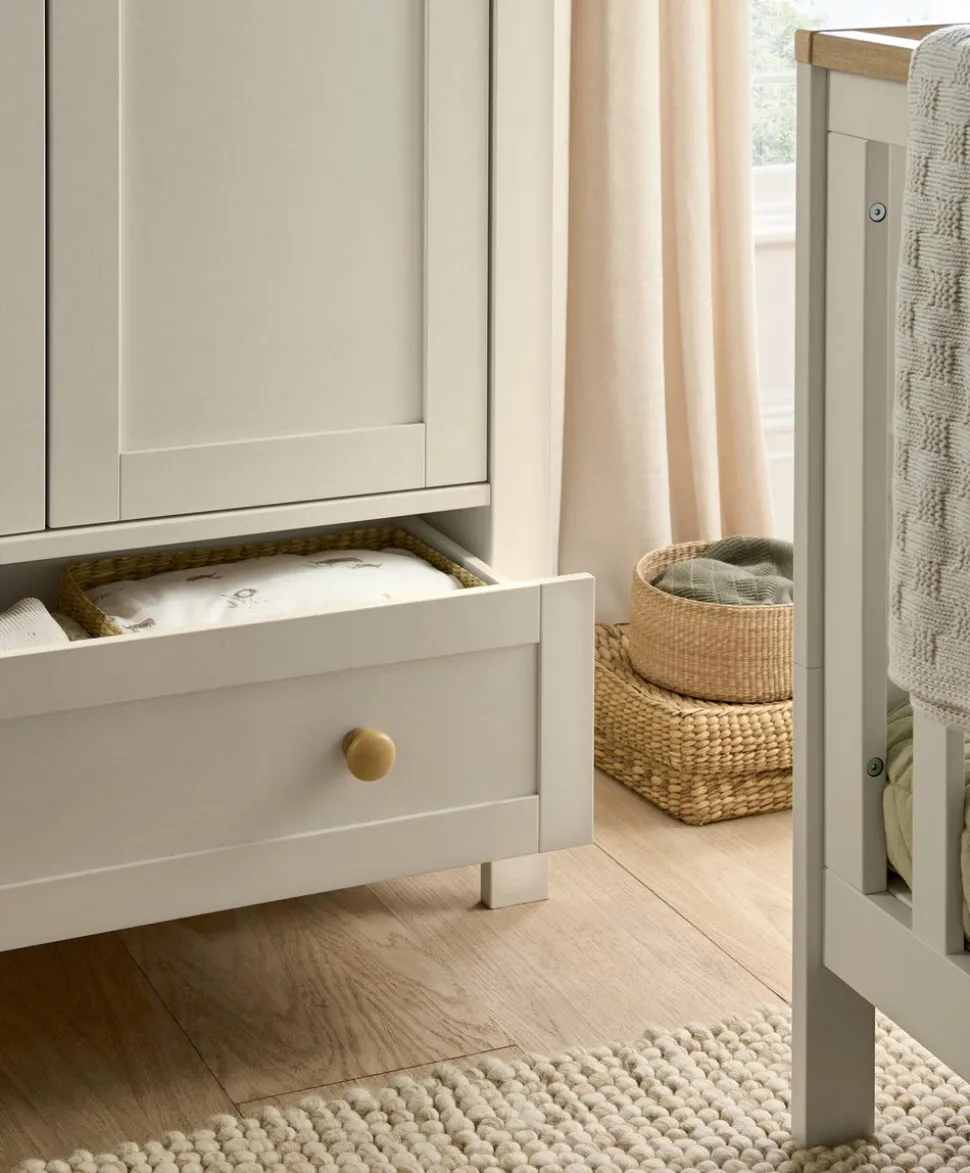 Wedmore Wardrobe - Pebble Grey
