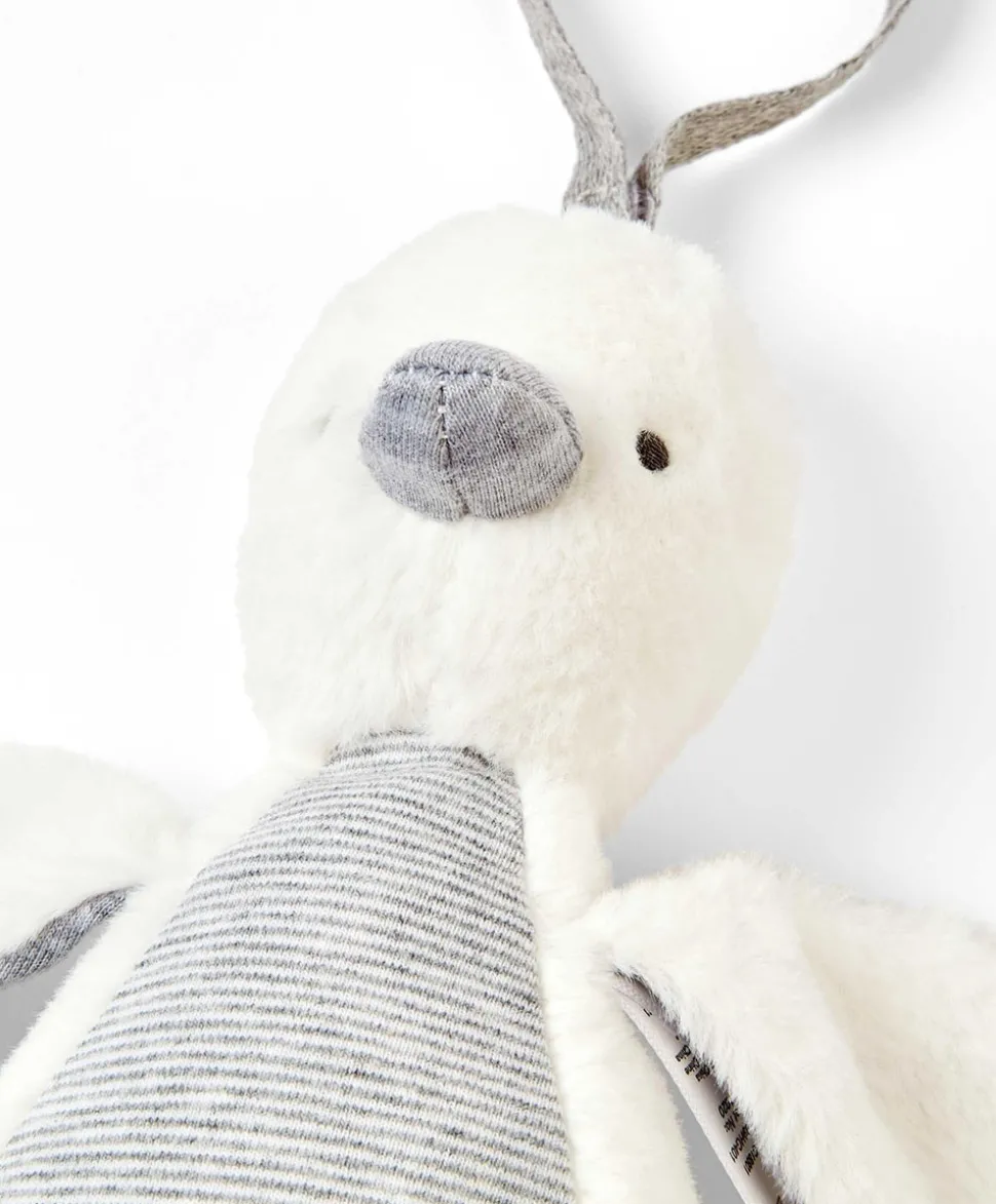 Welcome to the World Chime Duck Travel Toy - Grey