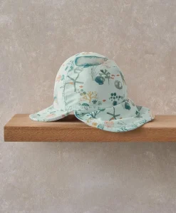 Whale Print Sun Hat