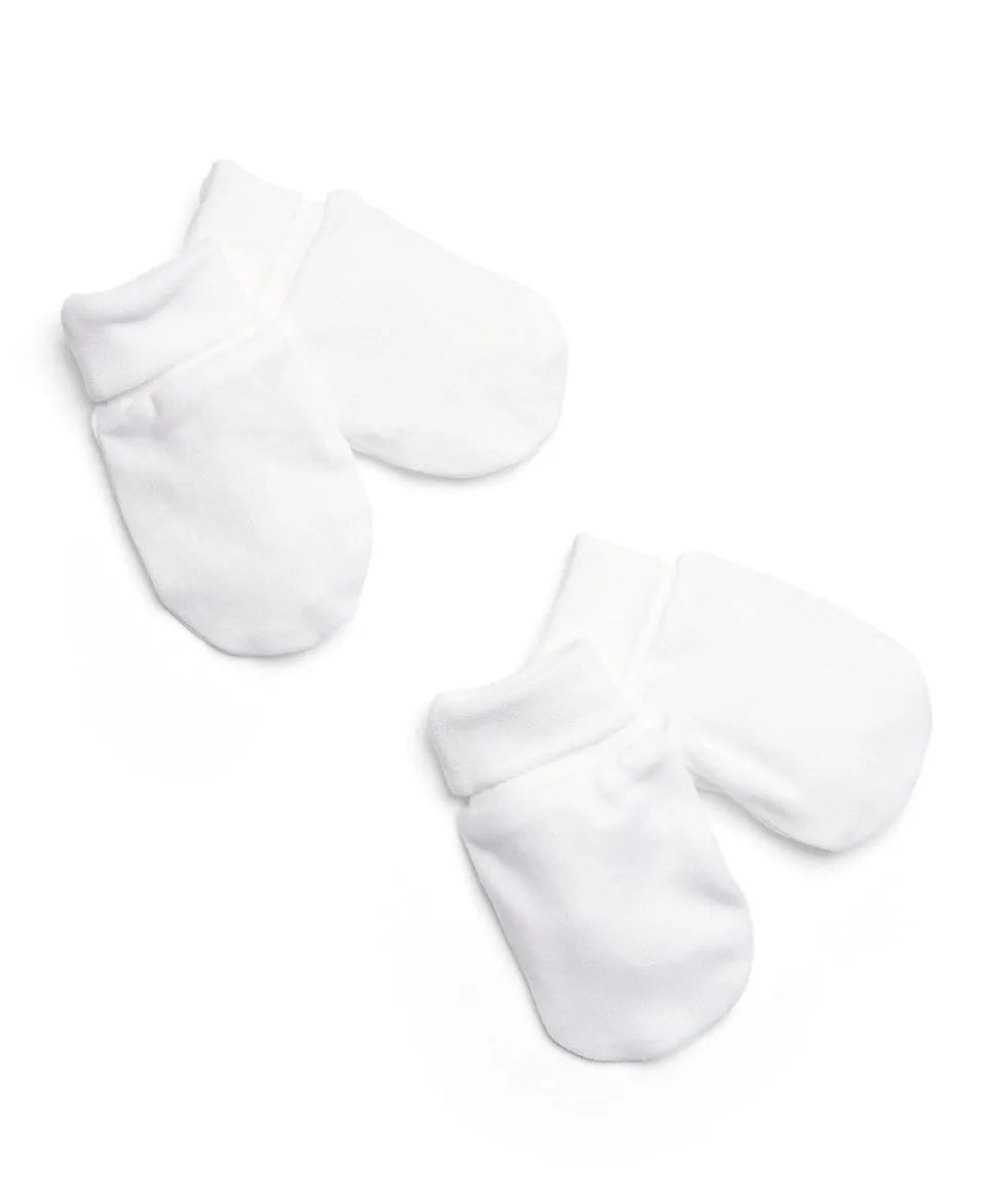 White Scratch Mitts - 2 Pack