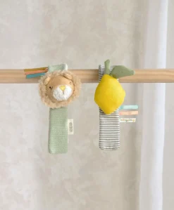 Wrist Rattles - Lion/Lemon (2 Pack)